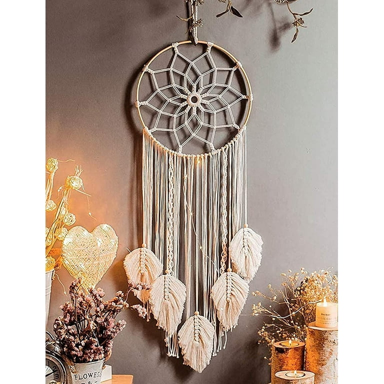 Nice Dream Large Bohemian Tapestry, Handmade Macrame Woven Wall