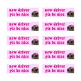 thumbnail image 1 of ZHXXCUM Nice Driver Car Sticker, New Driver Please Pay Attention to Manners, Stickers for Learning to Drive, Funny New Driver Car Stickers, Essential Signs for Learning to Drive, 1 of 7