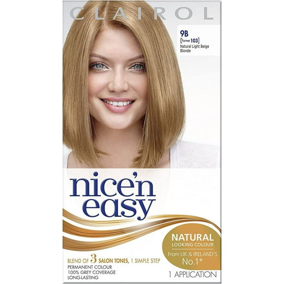 Nice & Easy Clairol Natural Looking #103 Light Blonde, 1 ct