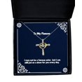thumbnail image 1 of Nice Fiancee Gifts, I May not be a Famous Actor, but I can Still Put on a Show for You, Fiancee Cross Dancing Necklace from, Fiancee Ideas, Gift Ideas for fiances, Best Gifts for, 1 of 5
