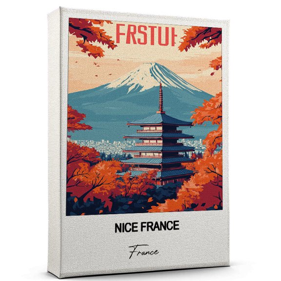 Nice France Travel Canvas Art Stunning Travel Wall Print France Canvas Inspired Artwork to Elevate Your Living Room or Office Ready to Hang