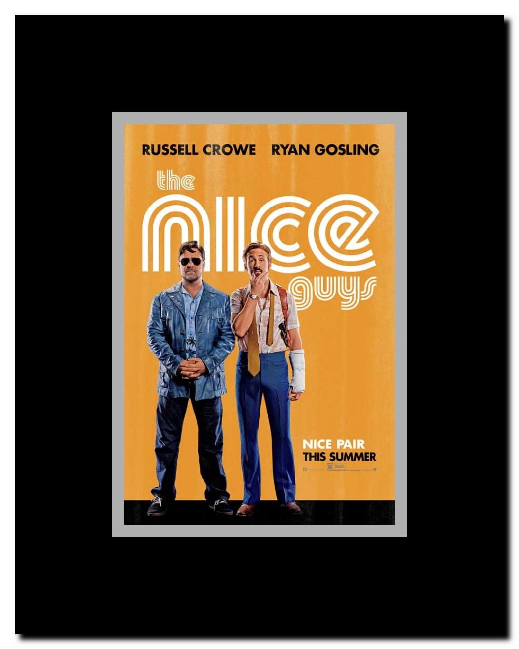 Nice Guys Framed Movie Poster