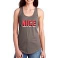thumbnail image 1 of Nice Lettering Racerback Tank Women -Image by Shutterstock, Female Small, 1 of 4