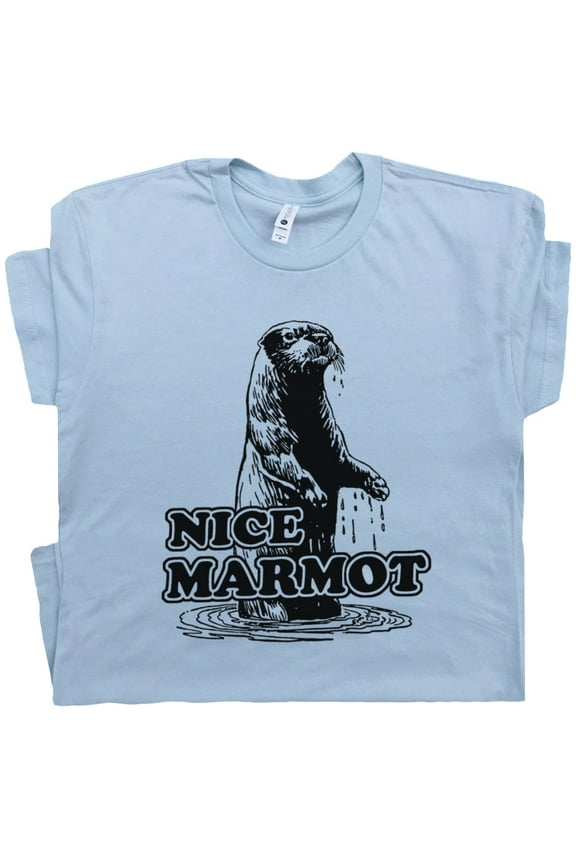 Nice Marmot T Shirt The Big Lebowski Shirts Funny Movie Tee Men Women Quote Cool 90s Film Cute Animal Otter Beaver Graphic