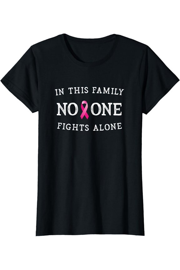 Nice Message Breast Cancer Awareness Pink Ribon T-Shirt