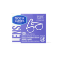 Nice N CLEAN SmudgeGuard Eyeglass Cleaner, Lens Wipes (100)
