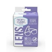 Nice N CLEAN Smudgeguard Eyeglass Cleaner, Pre-Moistened Lens Wipes 50 Count