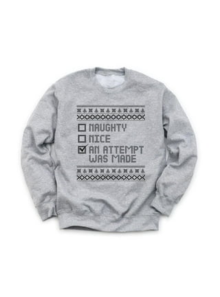Naughty nice sales sequin sweater walmart