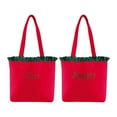 thumbnail image 1 of Nice/Naughty Ruffle Tote, 1 of 2