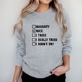 thumbnail image 1 of Nice- Nice List | Sweatshirt, 1 of 5
