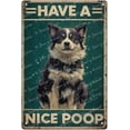 thumbnail image 1 of Have A Nice P**P Metal Tin Sign Dog Cute Decor Kids Rustic Bathroom Signs, Restroom Funny Wall Art Decor, Christmas Thanksgiving Day New Home Gift For Family Friends 12 x 8 In, 1 of 6