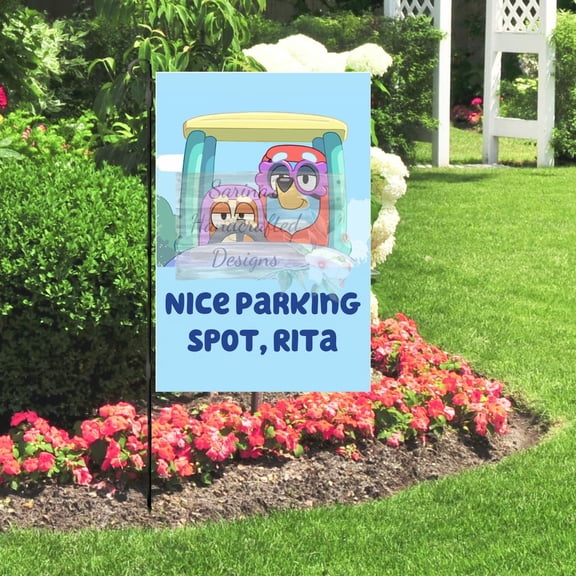 Nice Parking Spot Flag 28x40 POLE NOT INCLUDED House Flag