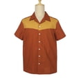 thumbnail image 1 of Nice Pattern Contrast Panel Men Shirts, 1 of 5