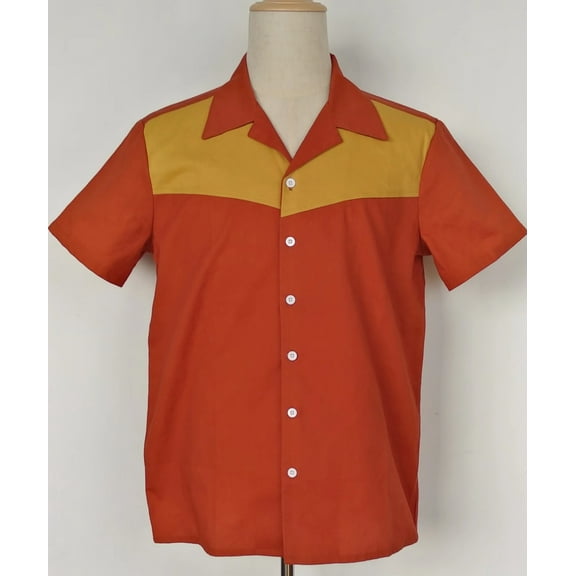 Nice Pattern Contrast Panel Men Shirts