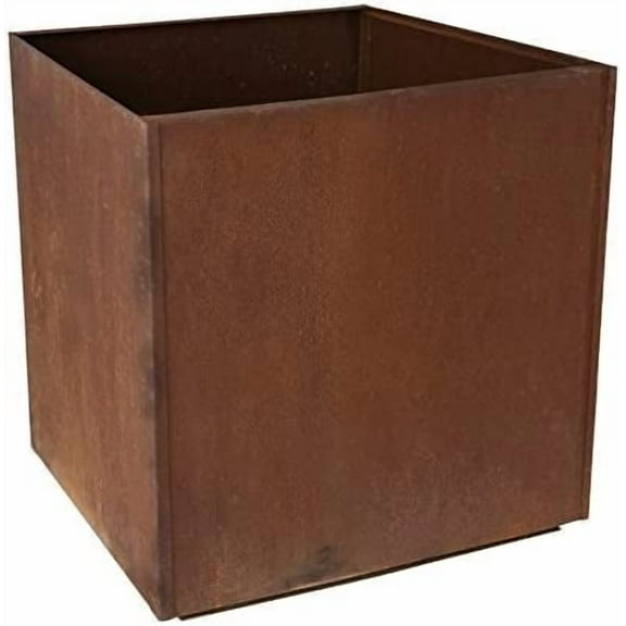 Nice Planter Corten Steel Square – 16 inch