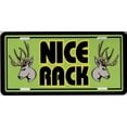thumbnail image 1 of Nice Rack Buck Metal License Plate, 1 of 2