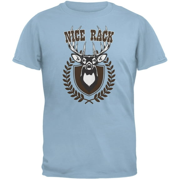 Nice Rack Light Blue Adult T-Shirt - Large