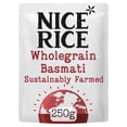thumbnail image 1 of Nice Rice Wholegrain Basmati Microwave Rice 250g, British Import (Pack of 2), 1 of 5