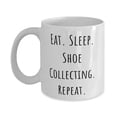 thumbnail image 1 of Nice Shoe Collecting Gifts, Eat. Sleep. Shoe Collecting. Repeat, Shoe Collecting 15oz Mug From, 1 of 2
