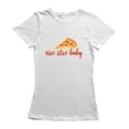 thumbnail image 1 of Nice Slice Baby Pizza Graphic Women White T-Shirt, Female x-Large, 1 of 2