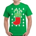 thumbnail image 1 of Nice Stocking Christmas Print Christmas Shirt for Men - S M L XL 2XL 3XL 4XL 5XL Xmas Graphic Tee - Holiday Tee Christmas Shirts Mens Top Gift, 1 of 2
