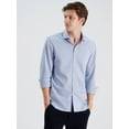 thumbnail image 1 of Nice Stuff Men’s Slim Fit Stretch Button-Down Shirt Long Sleeve, 1 of 4