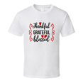 thumbnail image 1 of Nice Thankful Grateful Blessed Novelty Tee Christian Faith T Shirt, 1 of 1