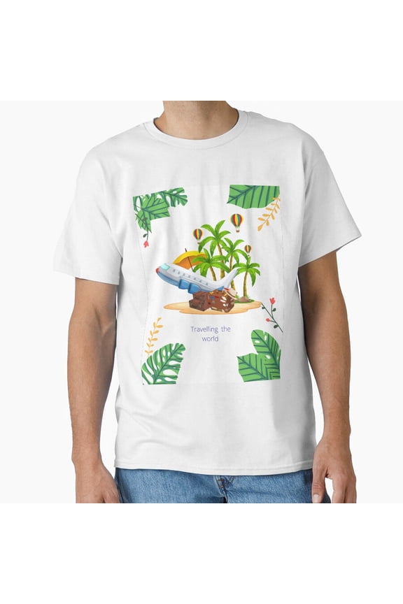 Nice Travelling Artwork Design Wanderlust T-Shirt