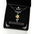 thumbnail image 1 of Nice Wife, Darling, I Want You to Know That You are The one who Lights up Every Room, Wife Sunflower Pendant Necklace from Husband, 1 of 5