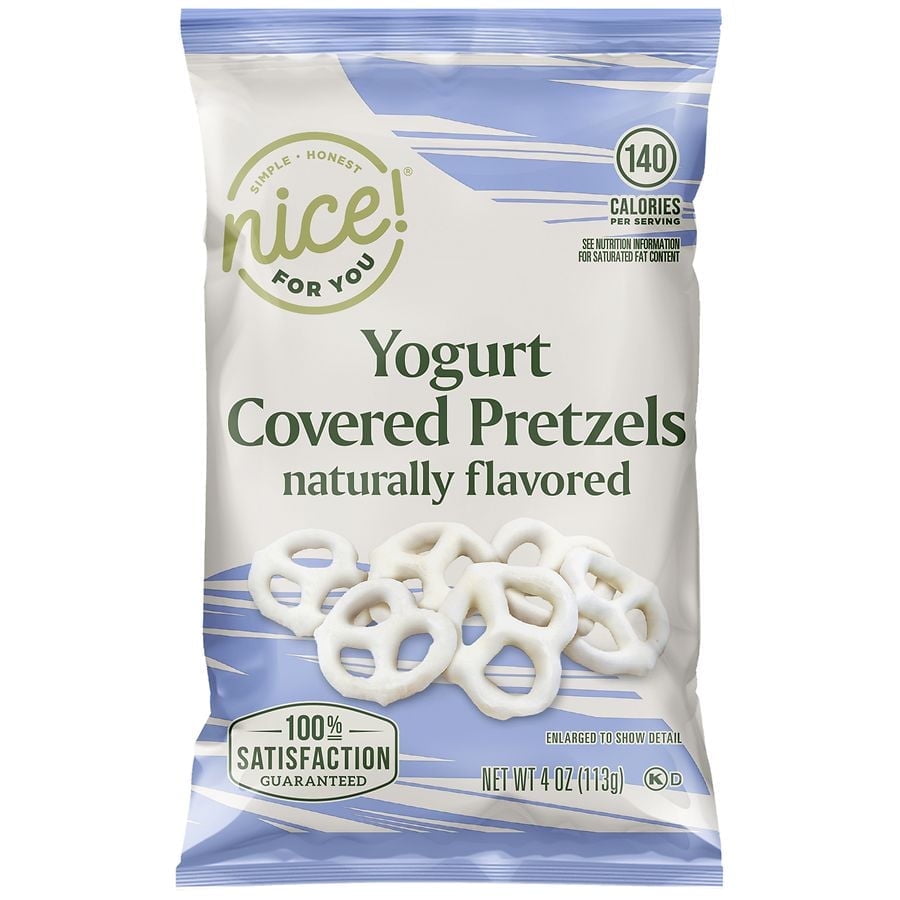 Nice! Yogurt-Covered Pretzels 4.0 oz Pack of 2