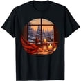 thumbnail image 1 of Nice cosy Home season with Candlelight in Winter Scenery T-Shirt, 1 of 5