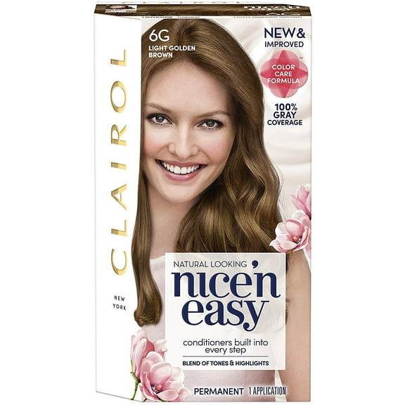 Nice 'n Easy Permanent Color, Light Golden Brown [6G]