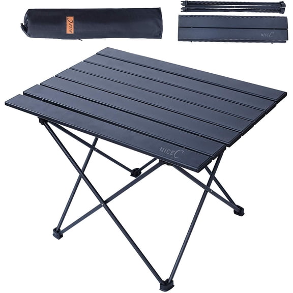 Folding Table, Portable Camping Table with Carry Bag for Outdoor, Indoor, Office(Extra Wide)