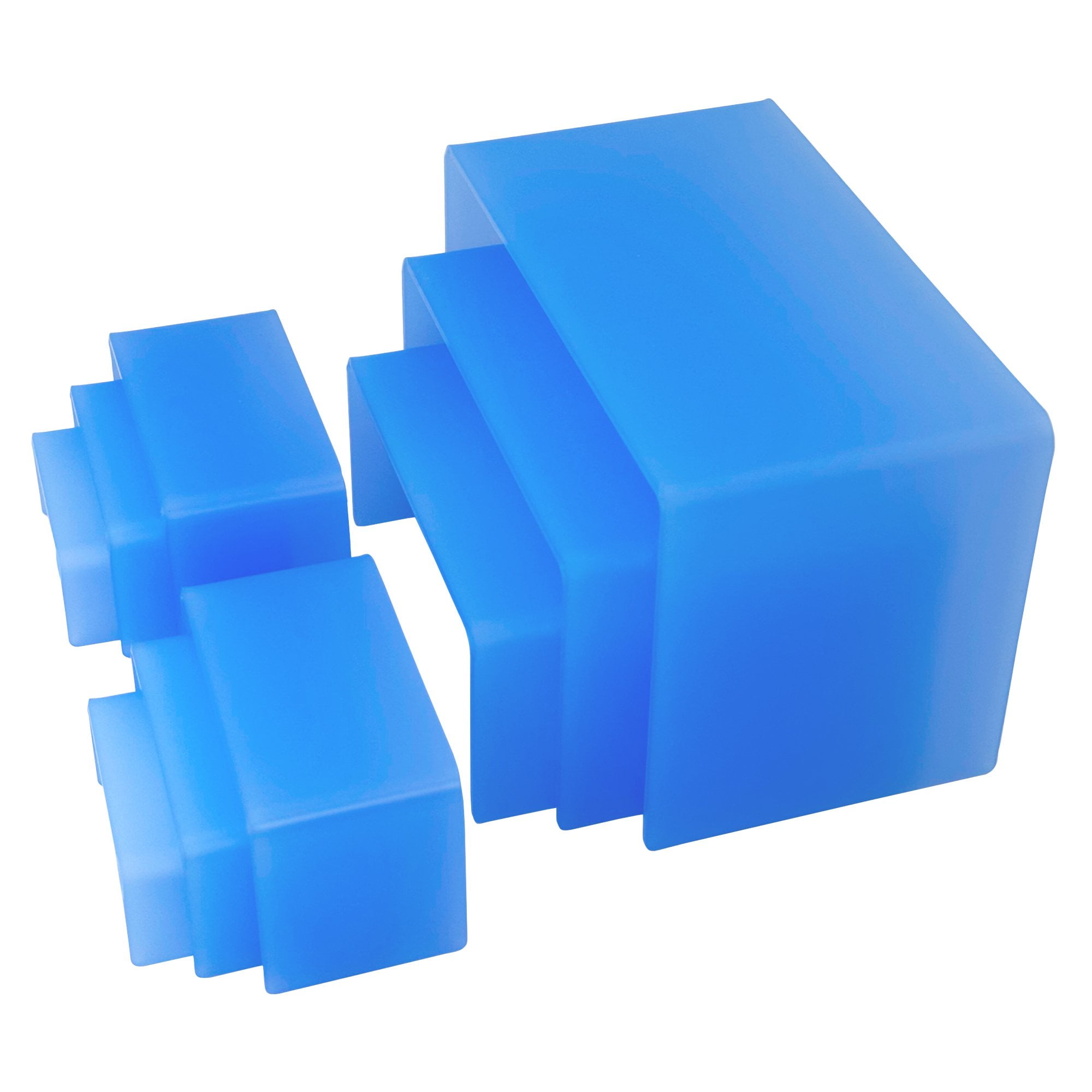 NicePackaging 9 Piece Glacier-Blue Frosted Riser Display Set For Sales ...