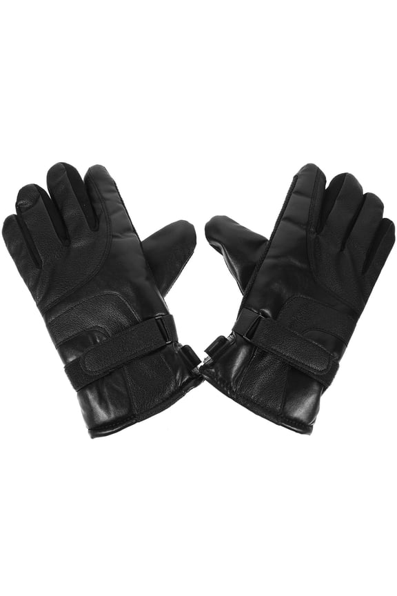 Usb Gloves 1 Pair Black Winter Gloves for Skiing