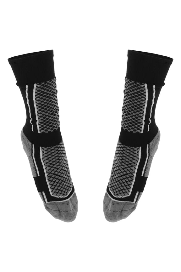 1 Pair Of Horse Riding Socks For Girls Cotton Thick Socks Outdoor Activities Grey