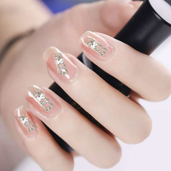 Niceauty Shiny 3D Nail Decorations in Golden Alloy for Home and Salon 10Pcs