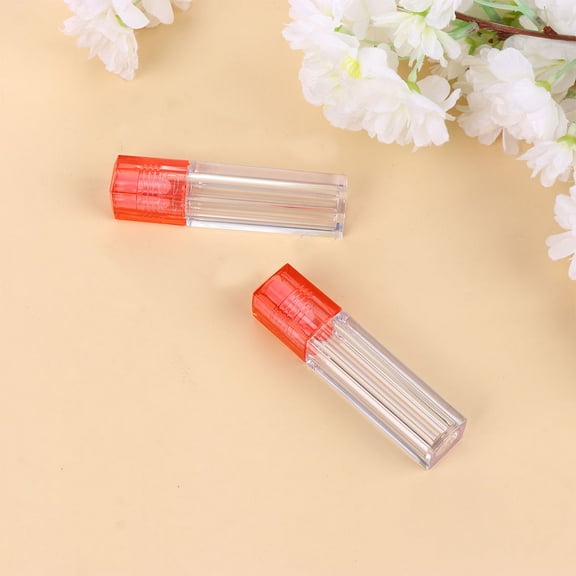 Niceauty 1 Set Roll On Lip Gloss Container Refillable for Sisters with Moisture Feature