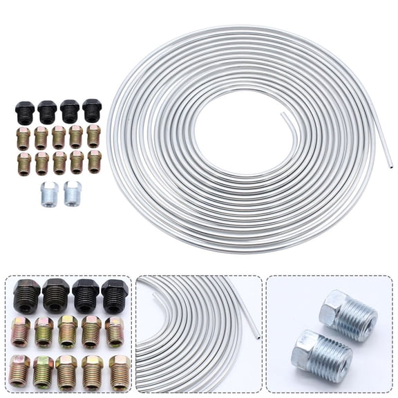 Niceauty 1 Set Silver Auto Brake Line for Automotive Maintenance and Repair