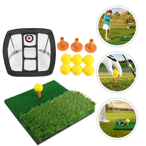 Niceauty 1Set Portable Foldable Golf Practice Net Durable Nylon for Indoor Outdoor Use