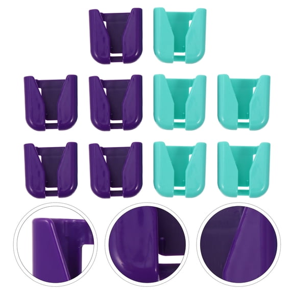 Niceauty 10Pcs Stethoscope Clips Assorted Color Practical Clips for Daily Use Comfortable Fixing
