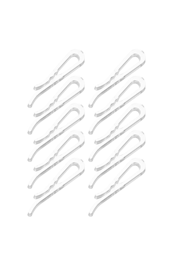 100Pcs Transparent Plastic Bra Clips for Home Use Gentle on Clothes Multipurpose