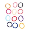 thumbnail image 1 of Niceauty 100Pcs Seamless Hair Ties Elastic Rings Assorted Color Durable Ponytail Holder for Daily Wear, 1 of 3