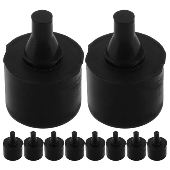 Niceauty 10Pcs Engine Cover Cushion Buffers Rubber Grommet Stops for Car Hood Protection