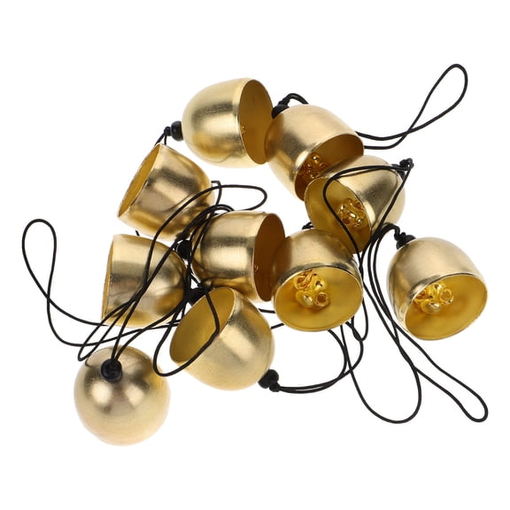 Niceauty 10Pcs Melodious Metal Wind Chimes Multi Color Bell Decorations for Garden