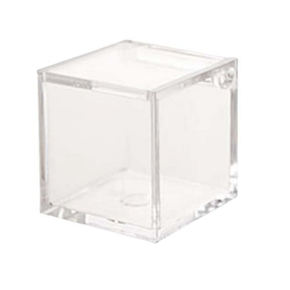 Niceauty 12 Pack Transparent Plastic Candy Box for Christmas Treats and Gifts Storage 4.5x4.5cm