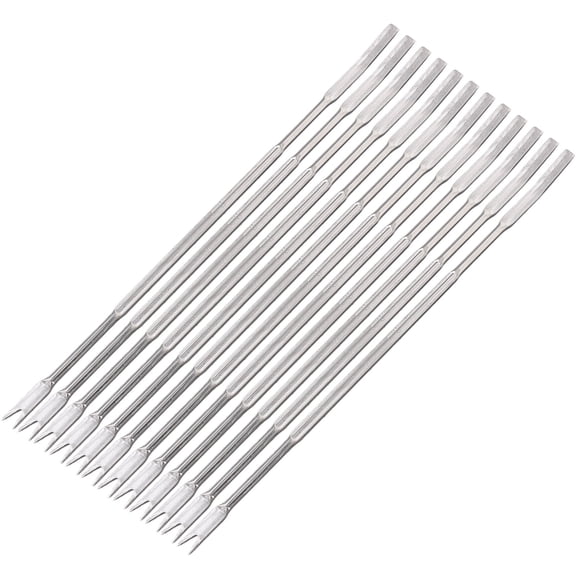 Niceauty 12Pcs Stainless Steel Crab Forks for Seafood Shell Nut Picks Rust Proof