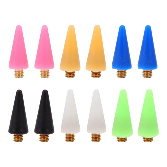 Niceauty Wax Tool Nail Dotting Pen Heads for Friends in DIY Activities 12Pcs