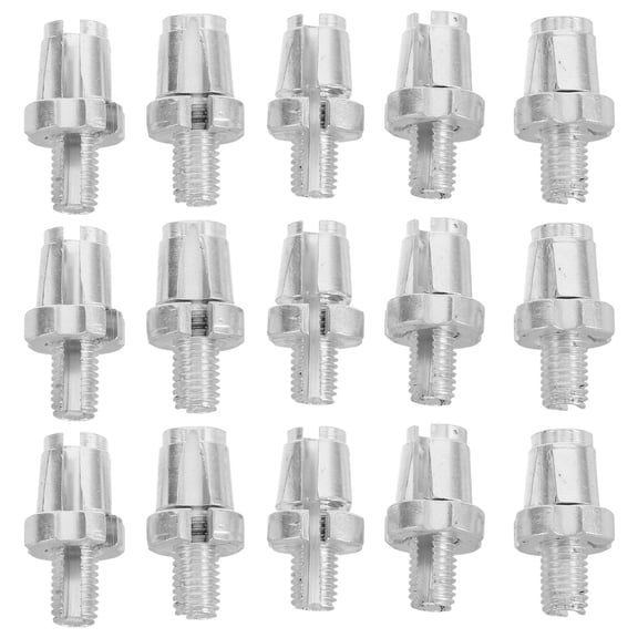Niceauty 15Pcs M7 Aluminum Brake Adjuster Screws for Fixed Gear and Mountain Bikes