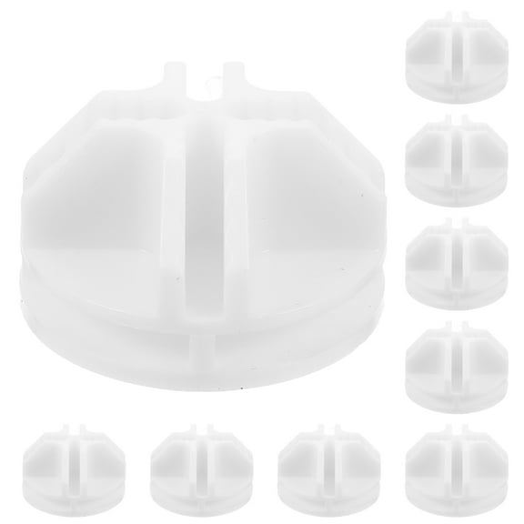 Niceauty 15Pcs Modular Closet Plastic Connectors for Wire Grid Storage Cube Organizer